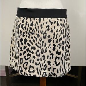 Milly of New York animal print skirt